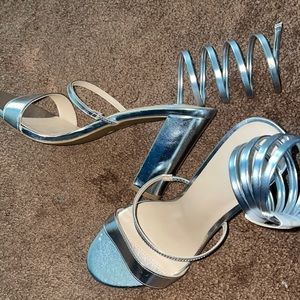Wild Diva slinky wrap around heels